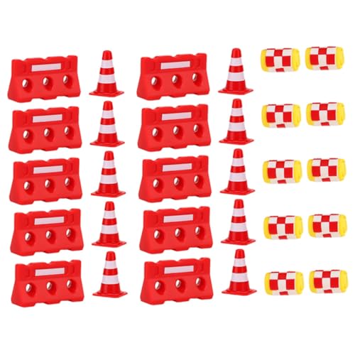 BCOATH 30 Stück Teiliges Mini verkehrszeichen Kunststoff Leichte Realistische Verkehrsbarrieren und Leitkegel für Pädagogisches zur Verkehrserziehung und Feinmotorikförderung für Drinnen BCOATH 30 Stück Teiliges Mini verkehrszeichen Kunststoff Leichte Realistische Verkehrsbarrieren und Leitkegel für Pädagogisches zur Verkehrserziehung und Feinmotorikförderung für Drinnen von BCOATH