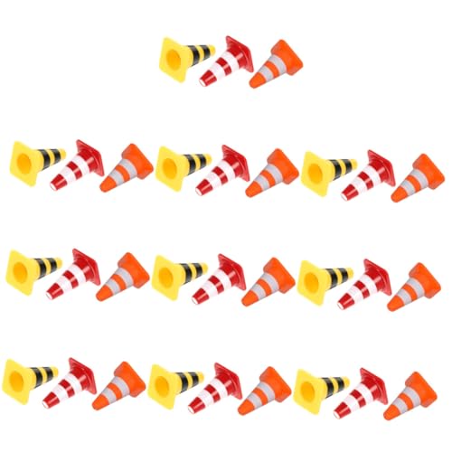 BCOATH 30 Stück Teiliges Miniatur Verkehrskegel mit Roten Gelben und Orangen Leitkegeln für Verkehrsschilder Lernspielzeug Verkehrssicherheit und Kreativen Verkehrserziehung BCOATH 30 Stück Teiliges Miniatur Verkehrskegel mit Roten Gelben und Orangen Leitkegeln für Verkehrsschilder Lernspielzeug Verkehrssicherheit und Kreativen Verkehrserziehung von BCOATH