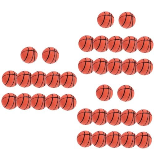 BCOATH 36 STK Mini-Basketball Kinderspielzeug Lernspielzeug Für Das Gehirn Hüpfbälle Für Den Kindergarten Hüpfball Für Kinder Sportangebot Für Kinder Springball Aus PVC Orange Plastik von BCOATH