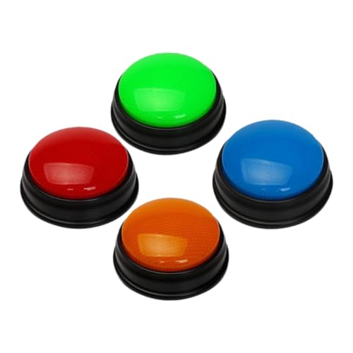 BCOATH 4 Stück Quiz Buzzer mit Licht und Sound Interaktives Lernspielzeug für Klassenzimmer Familienfeiern und Partys Fördert Konzentration und Schnelle Antworten BCOATH 4 Stück Quiz Buzzer mit Licht und Sound Interaktives Lernspielzeug für Klassenzimmer Familienfeiern und Partys Fördert Konzentration und Schnelle Antworten von BCOATH