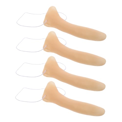 BCOATH 4 Stück Teiliges Lange Wiederverwendbare Faschings nasen Requisiten für Halloween Karneval und Kostümparty Leichte Tragbare Schminknasen für Cosplay und Maskerade BCOATH 4 Stück Teiliges Lange Wiederverwendbare Faschings nasen Requisiten für Halloween Karneval und Kostümparty Leichte Tragbare Schminknasen für Cosplay und Maskerade von BCOATH