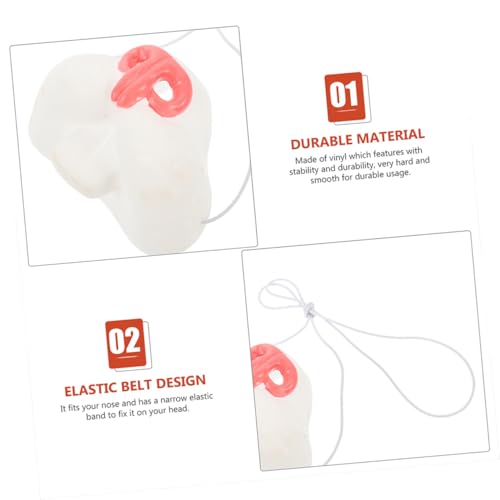 BCOATH 4 Stück Teiliges Vinyl Hasen nasen Langlebiges Realistisches Bunny Kostüm Zubehör Sichere Stabile Rabbit Nose Props für Cosplay Party Halloween und Geschenk BCOATH 4 Stück Teiliges Vinyl Hasen nasen Langlebiges Realistisches Bunny Kostüm Zubehör Sichere Stabile Rabbit Nose Props für Cosplay Party Halloween und Geschenk von BCOATH