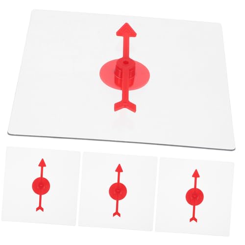 BCOATH 4 Stück Transparentes Mathe Spiel mit drehbarem Zeiger Langlebig und Stabil Leicht Transportierbar für Unterricht Partyspiele und DIY Spielgestaltung BCOATH 4 Stück Transparentes Mathe Spiel mit drehbarem Zeiger Langlebig und Stabil Leicht Transportierbar für Unterricht Partyspiele und DIY Spielgestaltung von BCOATH