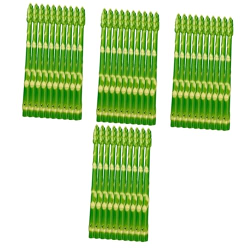 BCOATH 40 STK Spargel Dekor The Green die grünen Agrardekoration Küchensimulation Spargel künstliches Gemüsemodell gefälschte Spargelstütze Spargel Modellierschmuck Spargel-Modelle PVC von BCOATH