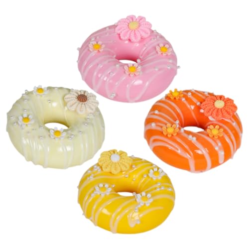 BCOATH 4pcs Simulation PVC Donut Requisiten Künstliche Dessert Display Donut Requisiten von BCOATH