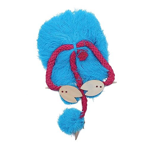 BCOATH 5 Stück Schnur Flauschige Kuscheltiere Puppen Scrump Plüsch Flamingo-marionetten-Spielzeug Gefülltes Faultier Plüschtier Kidcraft-spielset Stofftiere, Plüschtiere Blue Hölzern von BCOATH