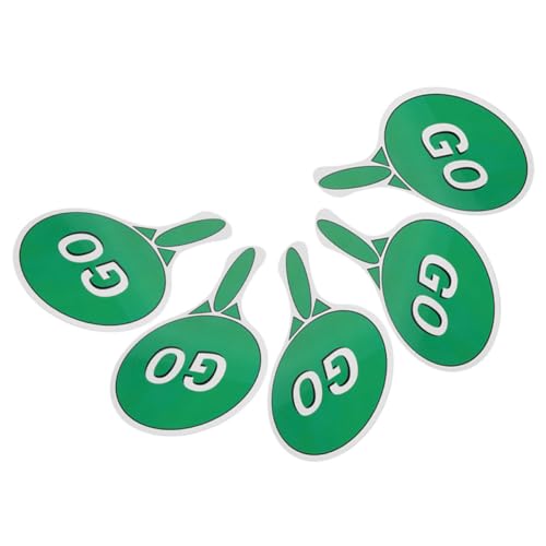 BCOATH 5 Stück Teiliges Verkehrszeichen mit Doppelseitigen Roten und Grünen Signalleuchten Handliche Stop-go-paddel für Kindergarten Grundschulunterricht zur Verkehrssicherheit und BCOATH 5 Stück Teiliges Verkehrszeichen mit Doppelseitigen Roten und Grünen Signalleuchten Handliche Stop-go-paddel für Kindergarten Grundschulunterricht zur Verkehrssicherheit und von BCOATH