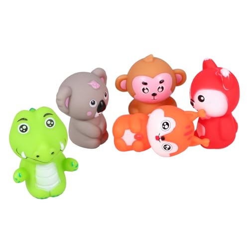 BCOATH 5 Stück Tierfiguren Spielzeug Für Kinder Fingerspielzeug Tiere Fingerpuppen Spielzeug Für Kinder Eltern Kinder Spielzeug Kinder Handpuppen Geschichtenerzählen Fingerpuppen von BCOATH