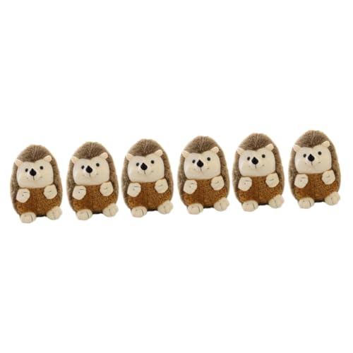 BCOATH 6 STK Plüsch-Igel-Puppe Kinder Kuscheltier Animal Toys weihnacjtsdeko Weihnachten Dekoration weinachtendecor Plüschtier Kleinkind Plüsch Igel Cartoon-Plüschpuppe Igel Spielzeug von BCOATH