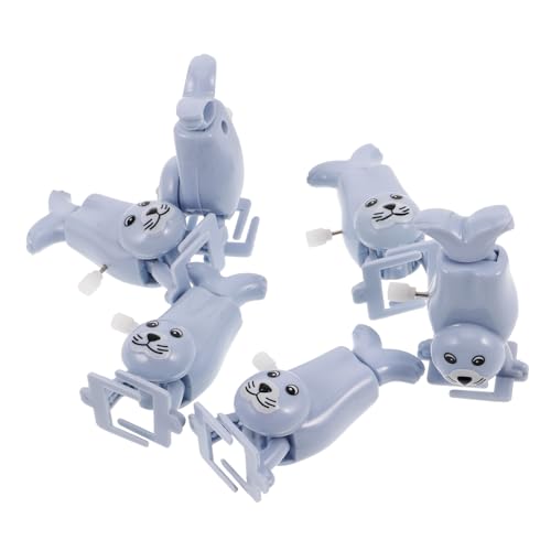 BCOATH 6 Stück Walking Seal Clockwork Toys Seal Wind Up Animal Party Favors Walking Toy Movement Clockwork Toy Animal Windup Walking Toy von BCOATH