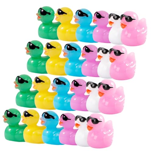 BCOATH 60St Mini-Ente Animal Figures Cute Decor weihachtsgeschenk gartendeko rostoptik weihnachstsgeschenk kleine Enten Tier Spielzeug Harzstatue Cartoon-Figur Dekor Harzfigur Skulptur von BCOATH