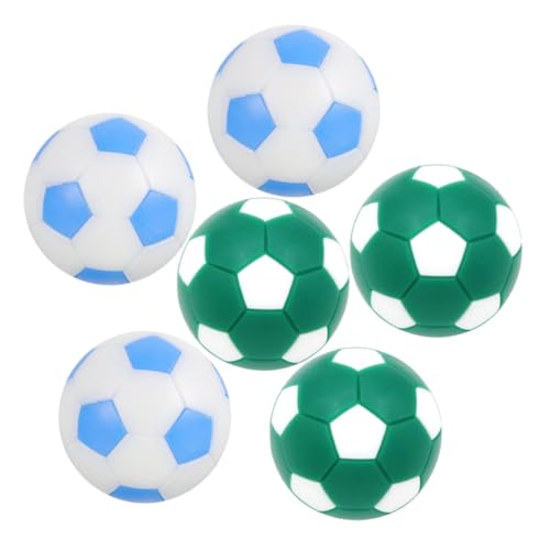 BCOATH Ball Klein 6er Set Tischfußball Ersatzbälle 32mm Mini Tischfußballkugeln Tiefgrün Und Für Tischspiel Und Freizeitaktivitäten Fußball Spiel von BCOATH