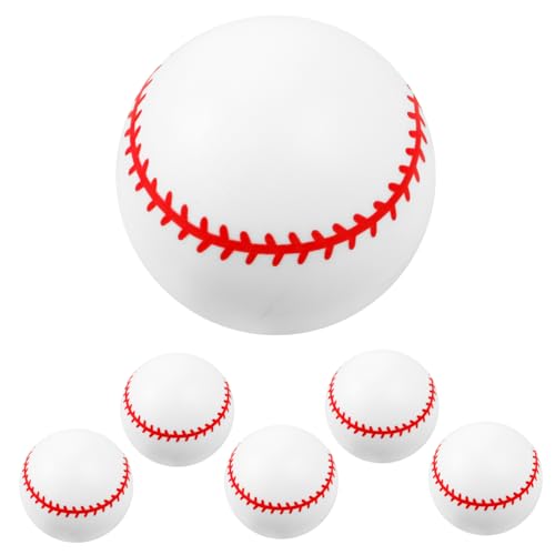 BCOATH 6st Aufblasbarer Baseball Aufblasbare Wasserbälle Beach-Pool-Ball-Spielzeug Baseball-partygeschenke Baseball Bläst Sich Auf Pool-schwimmbälle Baseball in Die Luft Jagen Weiß PVC von BCOATH