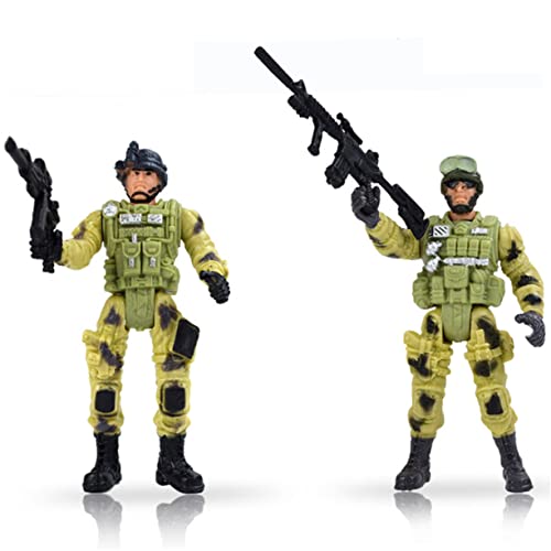 BCOATH 6st Special Forces-palything Mini-Soldaten-Figuren Für Kinderpartys Spielzeug Spezialeinheiten Mini-Banjo Actionfiguren Für Kinder Mini-Soldat-actionfiguren Miniaturen von BCOATH