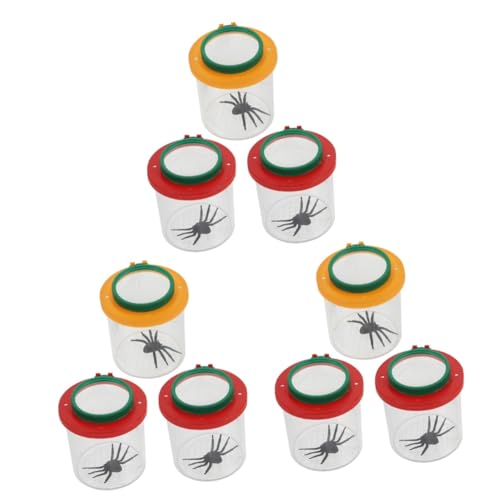 BCOATH 9 STK Lupenzylinder Kinder Outdoor Spielzeug Kinder Activity Children Toys Toys Lupen für Kinder Käferlupenbehälter Insektenbeobachter Lernspielzeug für Kinder Acrylglas von BCOATH