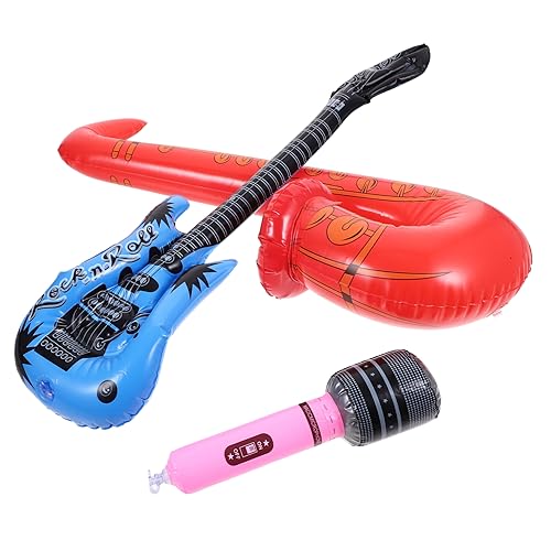 BCOATH 9 Stk Gitarre sprengen Gitarren in die Luft jagen Musikalisches Spielzeug kinder spielset Spielzeug aufblasen akustikgitarre ballons ballonie water toy wasserbahn spielzeug balloon von BCOATH