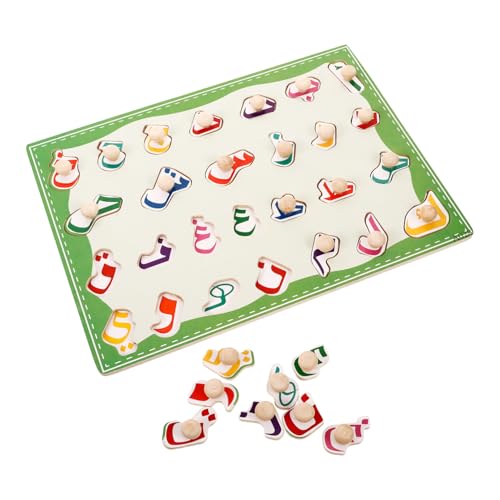 BCOATH Arabisch Puzzle Holz Lernspielzeug für Vorschule mit Kognitiver und Handkoordination Frühkindliches Montessori Steckspiel für Jungen und Mädchen Ab Jahren BCOATH Arabisch Puzzle Holz Lernspielzeug für Vorschule mit Kognitiver und Handkoordination Frühkindliches Montessori Steckspiel für Jungen und Mädchen Ab Jahren von BCOATH