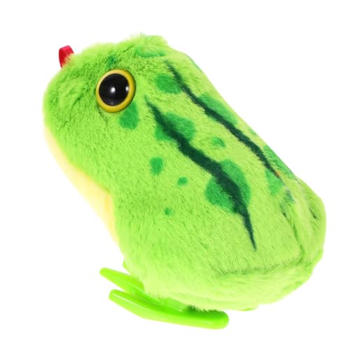 BCOATH Aufziehspielzeug Springender Plüschfrosch Verschleißfester Mechanismus Weiches Kuscheltier für Fördert Hand Auge koordination Geschenk für Kleinkinder und Mädchen BCOATH Aufziehspielzeug Springender Plüschfrosch Verschleißfester Mechanismus Weiches Kuscheltier für Fördert Hand Auge koordination Geschenk für Kleinkinder und Mädchen von BCOATH