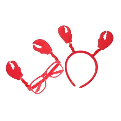 BCOATH Crab Elements Party Haarreif und Brillen deko Kinderfreundlich Schadstofffrei Verstellbar Geeignet für Mädchen und Erwachsene Lustiger Kopfschmuck für Fest und Veranstaltung BCOATH Crab Elements Party Haarreif und Brillen deko Kinderfreundlich Schadstofffrei Verstellbar Geeignet für Mädchen und Erwachsene Lustiger Kopfschmuck für Fest und Veranstaltung von BCOATH