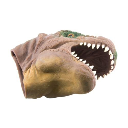 BCOATH 1PC Dinosaurier Handpuppe Modellspielzeug Tyrannosaurus Kopf Handpuppe Lustiges Rollenspiel Dinosaurier Handpuppe Realistische Handpuppe Für Und Erwachsene Spiel von BCOATH