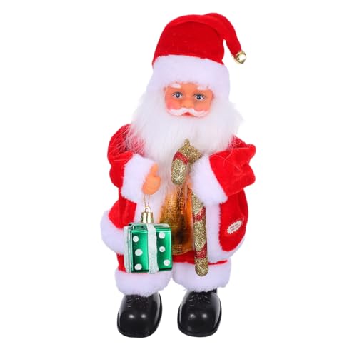BCOATH Elektrischer Weihnachtsmann mit Musik Süßer Dekorativer Santa Claus für Weihnachtsdeko Kinderfreundlich mit Glatten Materialien Festliche Stimmung für Familien BCOATH Elektrischer Weihnachtsmann mit Musik Süßer Dekorativer Santa Claus für Weihnachtsdeko Kinderfreundlich mit Glatten Materialien Festliche Stimmung für Familien von BCOATH