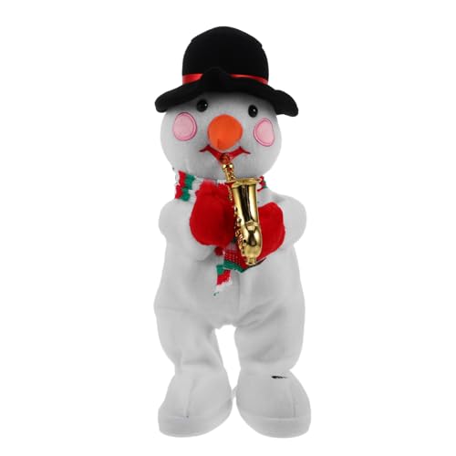 BCOATH Elektrischer Weihnachtspuppen Schneemann Animierte Musikalischer Partygeschenke Plüsch Tanzender Spielzeug Weihnachtsschneemann Weihnachtsdekorationen von BCOATH