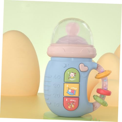 BCOATH Elektrisches Babyflaschenspielzeug mit Musik und Licht Interaktives Bilingual Frühes Beruhigende Rassel für Neugeborene Motorische Entwicklung Sicher und Leicht Ruhiges Blau BCOATH Elektrisches Babyflaschenspielzeug mit Musik und Licht Interaktives Bilingual Frühes Beruhigende Rassel für Neugeborene Motorische Entwicklung Sicher und Leicht Ruhiges Blau von BCOATH