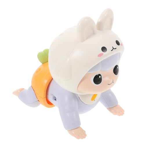 BCOATH Elektrisches Krabbelspielzeug Hase mit Musik Sensorisches Babyspielzeug für Kleinkinder Niedliches Blaues Lernspielzeug zur Krabbel und Frühkindlichen Entwicklung BCOATH Elektrisches Krabbelspielzeug Hase mit Musik Sensorisches Babyspielzeug für Kleinkinder Niedliches Blaues Lernspielzeug zur Krabbel und Frühkindlichen Entwicklung von BCOATH