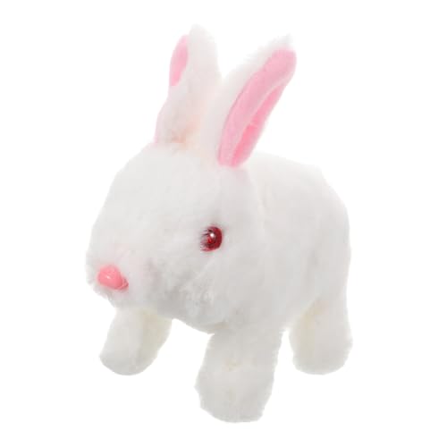 BCOATH Elektronisches Kuscheltier Kaninchen mit Leuchtenden Augen Interaktives Hasenspielzeug für Realistisches Sich Bewegendes Plüschhäschen Sicheres für Mädchen BCOATH Elektronisches Kuscheltier Kaninchen mit Leuchtenden Augen Interaktives Hasenspielzeug für Realistisches Sich Bewegendes Plüschhäschen Sicheres für Mädchen von BCOATH
