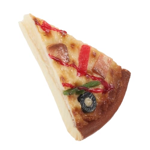 BCOATH Faux Pizza Slice Modell Realistische Lebensmittel Prop Für Display Für Home Decor Kreative Fotografie Requisiten Rollenspiel Für Pizza-enthusiasten von BCOATH