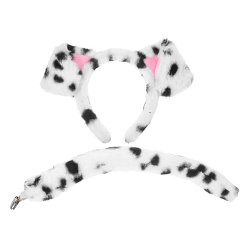 BCOATH Flauschiges Dalmatiner Hundeohren Stirnband und Interaktives Vielseitiges Haarschmuck accessoire für Junge Mädchen Welpen Kostüm Party Karneval Halloween Cosplay BCOATH Flauschiges Dalmatiner Hundeohren Stirnband und Interaktives Vielseitiges Haarschmuck accessoire für Junge Mädchen Welpen Kostüm Party Karneval Halloween Cosplay von BCOATH