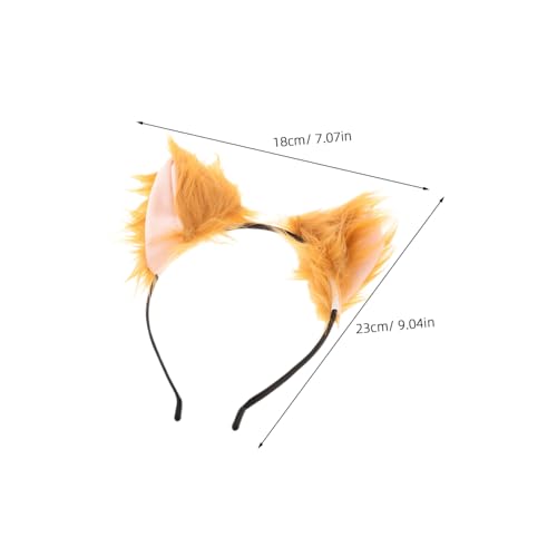 BCOATH Fuchsohren Stirnband Cosplay Set aus Weichem Kunstpelz Halloween Tierohren Kopfschmuck für Faschingskostüme Langlebig Robust und Vielseitig Einsetzbar bei Kostümpartys BCOATH Fuchsohren Stirnband Cosplay Set aus Weichem Kunstpelz Halloween Tierohren Kopfschmuck für Faschingskostüme Langlebig Robust und Vielseitig Einsetzbar bei Kostümpartys von BCOATH