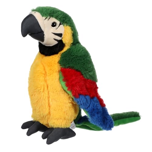 BCOATH Gefüllter Papagei Kinder Plüschtier Plüsch Papagei Figur Vogel Plüsch Kuschelpapagei Spielzeug Bunter Papagei Plüschtier Vogel Home Decor von BCOATH