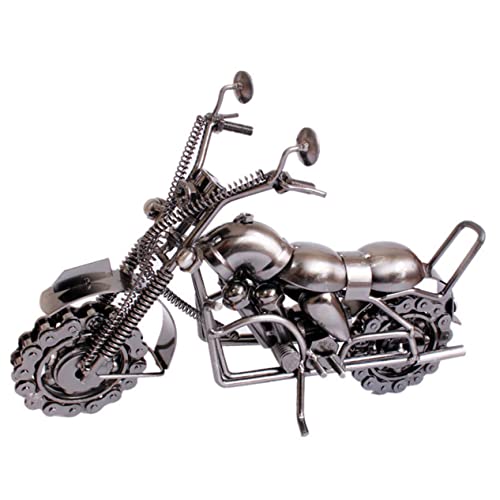 BCOATH Großes Motorradmodell Aus Kreatives Modernes Deko Ornament Für Ihr Zuhause Motorradsammlung Metallkunstwerk Skulptur von BCOATH