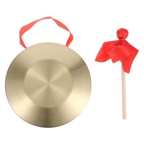 BCOATH Kupfer-Gong-Spielzeug für Kinder Handschlaginstrumente chinesisches Gong-Instrument für Partys von BCOATH