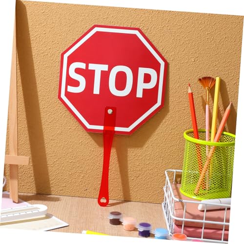 BCOATH Handheld Stoppschild für Lehrer und Schüler Leichtes Farbenfrohes Klassenzimmer Schild Interaktives Lernhilfsmittel für Grundschule Vielseitig Verwendbares Paddle Schild für BCOATH Handheld Stoppschild für Lehrer und Schüler Leichtes Farbenfrohes Klassenzimmer Schild Interaktives Lernhilfsmittel für Grundschule Vielseitig Verwendbares Paddle Schild für von BCOATH