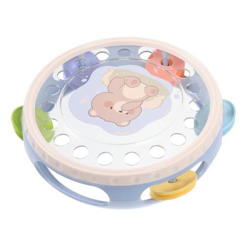 BCOATH Handheld Tambourine für Leichtes Percussion Instrument mit Handglocke Pädagogisches Musikinstrument mit Süßem Cartoon Design für Frühe Lernförderung und Musikalische Früherziehung BCOATH Handheld Tambourine für Leichtes Percussion Instrument mit Handglocke Pädagogisches Musikinstrument mit Süßem Cartoon Design für Frühe Lernförderung und Musikalische Früherziehung von BCOATH