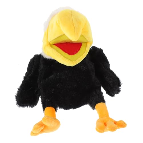 BCOATH Handpuppe Eule Handpuppe Spielzeug Vogelpuppe Puppen Lernspielzeug Interaktive Handpuppe Cartoon-Marionette Interaktives Spielzeug Cartoon-handpuppe Vogel Handpuppe Plüsch von BCOATH