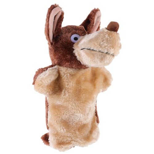 BCOATH Handpuppe Für Kinder Handpuppen-plüschspielzeug Handpuppe Wolf Niedliche Cartoon Tier Handpuppe Aus Üsch Für Puppentheater Und Rollenspiele Kreatives Für Jungen Und Ädchen von BCOATH