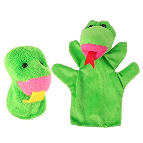 BCOATH 2 Stück Schlangen-handpuppe Große Und Schlangen-fingerpuppe Pädagogisches Spielzeug Für Jungen Und Mädchen Sicheres Material Einfach Zu Verwenden von BCOATH