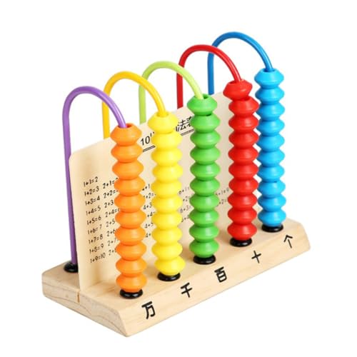 BCOATH Holz Abakus Rechenrahmen Lernspielzeug Bunte Rechenperlen Pädagogisches Mathe für Jungen Mädchen Ab Jahren zur Rechenfähigkeit und Hand Auge koordination BCOATH Holz Abakus Rechenrahmen Lernspielzeug Bunte Rechenperlen Pädagogisches Mathe für Jungen Mädchen Ab Jahren zur Rechenfähigkeit und Hand Auge koordination von BCOATH