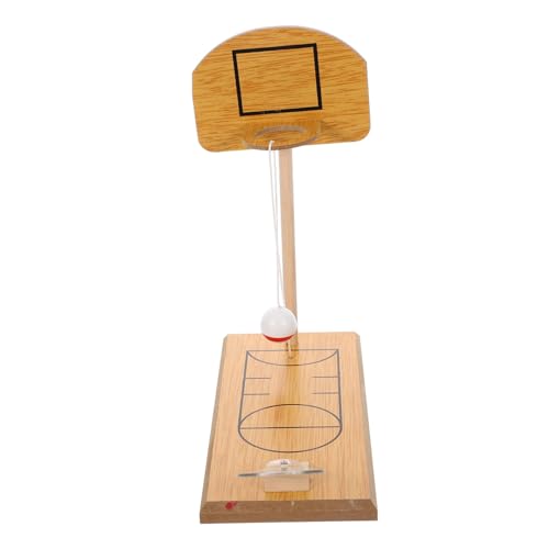 BCOATH Holz Desktop Basketballkorb Für Kinder Miniatur Basketballspielzeug Für Spaß Im Büro Oder Zuhause Ideal Für Kinder Und Babys Fördert Geschicklichkeit Und Konzentration von BCOATH