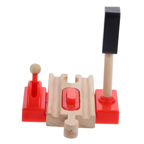 BCOATH Holz Eisenbahn Zubehör Lustiger Bahnübergang mit Hebel Robustes für Simulierter Bahnübergang für Holzschienen Sicheres und Langlebiges Modell für Eisenbahn Szenen BCOATH Holz Eisenbahn Zubehör Lustiger Bahnübergang mit Hebel Robustes für Simulierter Bahnübergang für Holzschienen Sicheres und Langlebiges Modell für Eisenbahn Szenen von BCOATH