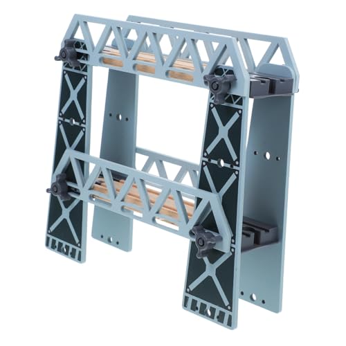 BCOATH Holz Zugbrücke Zubehör Kompatibel mit Holzeisenbahn Sets Doppelschichtige Abnehmbare Holzbrücke Fördert Kreativität und Motorische Fähigkeiten bei Kindern und Kleinkindern BCOATH Holz Zugbrücke Zubehör Kompatibel mit Holzeisenbahn Sets Doppelschichtige Abnehmbare Holzbrücke Fördert Kreativität und Motorische Fähigkeiten bei Kindern und Kleinkindern von BCOATH