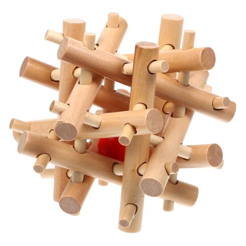 BCOATH Holzpuzzle Ball im Käfig Lernspielzeug für Erwachsene Entsperrbares Denkspiel Holzspielzeug Kognition Feinmotorik und Gehirntraining BCOATH Holzpuzzle Ball im Käfig Lernspielzeug für Erwachsene Entsperrbares Denkspiel Holzspielzeug Kognition Feinmotorik und Gehirntraining von BCOATH
