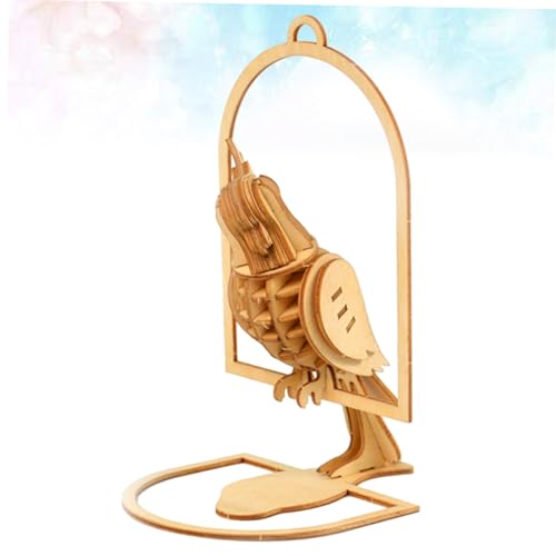 BCOATH Holzpuzzle Papagei Modell DIY Holzspielzeug Pädagogisch Handgefertigt Puzzle BCOATH Holzpuzzle Papagei Modell DIY Holzspielzeug Pädagogisch Handgefertigt Puzzle von BCOATH