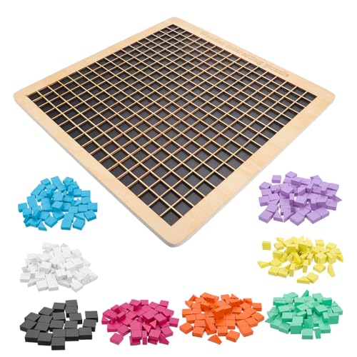 BCOATH Holzpuzzle Spielset Montessori Lernspielzeug für Kreativität Feinmotorik Eltern Junge Mädchen Interaktion Sicher Glatte Oberfläche BCOATH Holzpuzzle Spielset Montessori Lernspielzeug für Kreativität Feinmotorik Eltern Junge Mädchen Interaktion Sicher Glatte Oberfläche von BCOATH