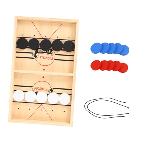 BCOATH Hüpfendes Schach Hockey Spielzeug Tisch Desktop Schlachten Spiel Schnelles Schleudern Puck Brettspiel Katapult Schachstoßstange Aus Holz von BCOATH