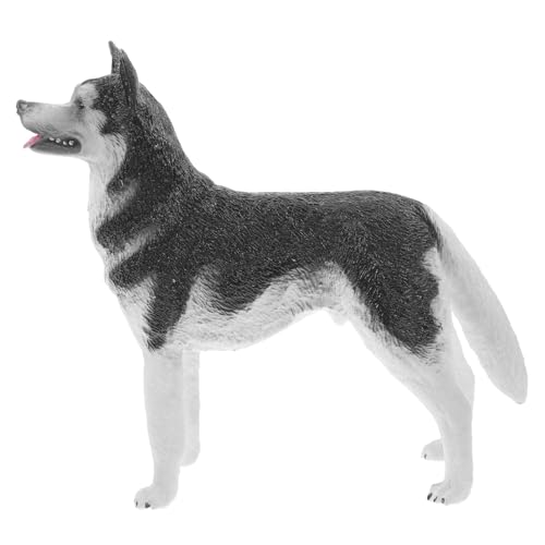 BCOATH Hund Spielzeug Husky Hundemodell Üschfigur Für Kognitive Lernspielzeug Statuette Aus Stehende Hundedekoration Ideal Für Die Tierliebe Und Kreatives Hundespielzeug Intelligenz von BCOATH