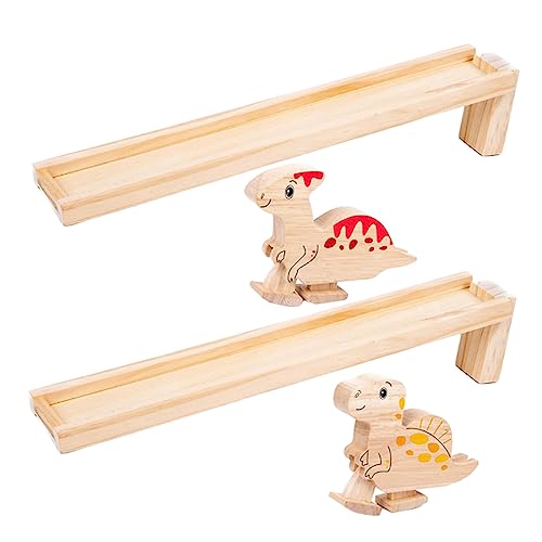 BCOATH Inertialspielzeug Spielzeug 1 Set Tier-Downhill- Baby Holzdekor Heimdekoration Kinderbevorzugung Verschleißfestes Holzzubehör Baby Spielzeug Kreatives Spielzeug von BCOATH